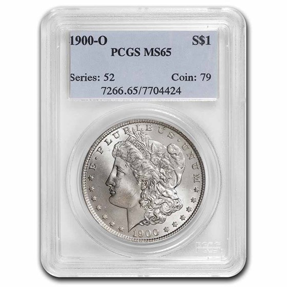 1900-O Morgan Dollar MS-65 PCGS 1900-O Morgan Dollar MS-65 PCGS